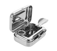 DECOMELODY cendrier portatif cendrier rectangulaire en métal pour la Voiture Prise de tabagisme air Coupe-