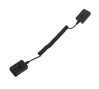 DECOMELODY Chaîne Rétractable Antivol pour Télécommande avec Câble à Ressort Adhésif Support Mural Bureau pour Fixation Sécurisée et Prévention des Pertes