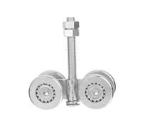 DECOMELODY Chariot à Roulettes Acier Robuste pour Porte Coulissante Industrielle Galet de Rail Capacité Remplacement Facile et Installation Rapide