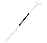 DECOMELODY Chausse Pied Long Réglable Multifonction avec Outil Denfilage et Retrait de Chaussettes pour Seniors Femmes Enceintes et Personnes à Mobilité Réduite Pratique sans Pencher
