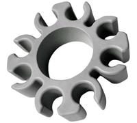 DECOMELODY Clip de Fixation en Silicone Gris pour Maillets de Batterie, Pince Porte-bâtons Résistante et Solide, Accessoire de Rangement Compact pour Batterie Électrique, pour Usage Maison