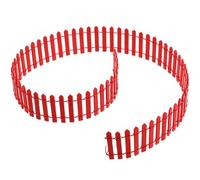 DECOMELODY Clôture Artisanale Bois Petite Clôture à Piquets de Jardin Accessoire pour Maison de Poupée et Mini-Jardin