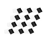 DECOMELODY Coffret De Rangement Transparent 12 Pièces Pour Minéraux Et Pierres Brutes, Boîte De Table Stable Pour Collection Et Exposition De Spécimens