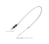 DECOMELODY Collier Urne Chien Inoxydable avec Empreinte Patte Pendentif Commémoratif pour Cendres Bijou Souvenir pour Animaux De Compagnie