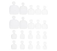 DECOMELODY Conseils Artificiels D'orteils Transparents 500 Pièces Tailles Variées En Abs Décoration Nail Art Pédicure Usage Professionnel Et Domicile
