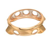 DECOMELODY Coque de Protection Électroplaquée pour Housse TPU Flexible Rayures Cadre Élégant Doré Compatible Montre Connectée Sportive Femme