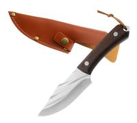 DECOMELODY Couperet à Viande Multifonction en Acier Inoxydable avec Gaine Portable Couteau Cuisine Polyvalent pour Viande Légumes et Fruits Outil Extérieur Pratique et Robuste Ustensile