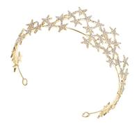 DECOMELODY Couronne de Mariée Tiare Ornée de Strass Accessoire de Coiffure Élégant pour Femme
