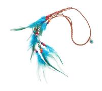 DECOMELODY Couronne De Plumes Boho Pour Femme Bandeau Inspiré Voyage Accessoire De Cheveux Multifonctionnel Et Élégant