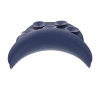 DECOMELODY Coussin Cervical à Ventouse pour Bac à Shampoing en Silicone Gris Repose-Nuque Ergonomique Imperméable pour Salon de Coiffure Appui-Tête Confortable pour Lavage de Cheveux