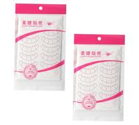 DECOMELODY Coussinet pour Extensions de Cils 20 Feuilles Cinq Points Patchs de Positionnement Autocollants pour L'Isolation des Cils Inférieurs Pratique de Différentes Techniques