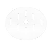 DECOMELODY Couvercle d'Aquarium Circulaire en Acrylique Transparent 18 CM, Plaque Anti-Saut Réutilisable pour Bol à Poissons, Protection Les Éclaboussures, Adapté aux Aquariums Ronds