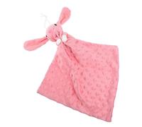 DECOMELODY Couverture de Sécurité à pour Garçon Fille Peluche Lapin Rose Couverture Dapaisement Sensorielle pour Né Confort et Sécurité Au Coucher