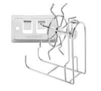 DECOMELODY Crochet Mural Adhésif en Acier Inoxydable Rotatif Support Multifonction pour Ustensiles Cuisine sans Perçage 8 Griffes Organiseur Cuisine Salle de Bain Style Style Aléatoire