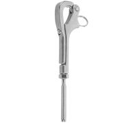 DECOMELODY Crochet Pélican INOX à Dégagement Rapide pour Sécurité Bateau Verrouillage Rapide pour Main Courante et Mécanisme de Canot de Sauvetage Accessoire Nautique Résistant Corrosion Lot