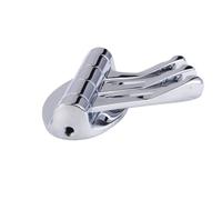 DECOMELODY Crochet Pivotant à Métal Massif Triple Patère Pliable Porte-serviettes Vêtements Pour Salle De Bain Cuisine Fixation Murale