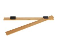 DECOMELODY Crochet Publicitaire en Bois et Fer pour Tige D'affiche, Porte-affiches Pratique Structure Simple, pour Magasins et Boutiques