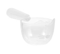 DECOMELODY Cuillère à Nourriture pour Animaux Pince Clip, Plastique Transparent, Taille Compacte Graduations, Dose Précise, pour Chiens Et Chats, Entretien Pratique Au Quotidien