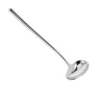 DECOMELODY Cuillère à Sauce Inox Longue Manche pour Cuisine Louche à Verser Précise avec Bec Verseur Ustensile Polyvalent pour Mélanger et Assaisonner Poignée Antidérapante Confortable