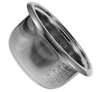 DECOMELODY Cuiseur Riz Cuve INOX en Acier Inoxydable 4l, Casserole Électrique Pratique Performance de Transfert Thermique pour Remplacement Intérieur