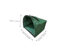 DECOMELODY de Jardin Réutilisable Capacité pour Déchets Verts Collecteur de Robuste avec Poignées Renforcées Conception Gain de Place pour Ramassage Mauvaises
