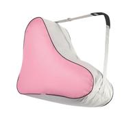DECOMELODY de Transport pour Chaussures de Patinage Ajustable avec Bandoulière et Polyvalent pour Adolescents et Adultes Compatible Patins à Glace Roller et Inline à Main Triangulaire Rose