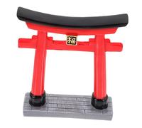 DECOMELODY Décoration Aquarium Porte Shinto Simulée Ornements Sculpture Décor Accessoire Paysage Aquarium Table Micro-Paysage Zen Jardin