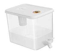 DECOMELODY Distributeur de Boissons Réfrigéré avec Robinet Fuite pour Jus Froid Thé Glacé Pichet Plastique pour Fêtes et Usage Quotidien