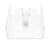 DECOMELODY Distributeur de Serviettes Carré en Acrylique Transparent, Boîte de Rangement Multifonctionnelle pour Mouchoirs, Porte-serviettes Petit Format Cuisine et Salle de Bain, Usage
