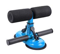 DECOMELODY Double Bar Sit Up Assist Device With Strong Suction Cups Adjustable Height Fitness Equipment For Abdominal And Leg Muscle Training At Home Non Slip Exercise Bar For Smooth