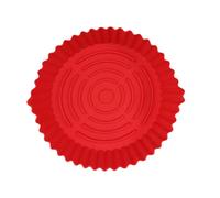 DECOMELODY Doublure Silicone pour Friteuse Air Antiadhésive avec Double Poignées Réutilisable pour Cuisson et Démoulage Facile
