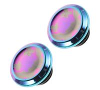 DECOMELODY Embouts de Guidon Vélo Universels en Alliage d'Aluminium Multicolore, Paire 1, Accessoires pour VTT et Vélo de Route, Protection et Vibrations pour Sorties Plein Air