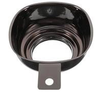 DECOMELODY Entonnoir Inox Large Bouche Carrée pour Remplissage Rapide Bouteilles Bocaux Cuisine Doseur Liquide Noir