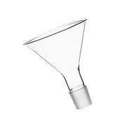 DECOMELODY Entonnoir Verre Triangulaire Résistant Chaleur pour Laboratoire Entonnoir de Remplissage et Réutilisable pour Chimie Analytique