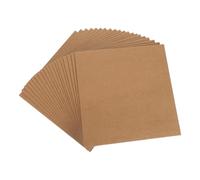 DECOMELODY Enveloppes Carrées pour Invitations et Faciles à Transporter Résistantes à la Déchirure Lot de 20 en Papier Kraft Épais 20x20 Cm et Rangement de Documents