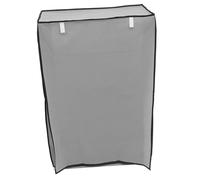 DECOMELODY Étagère Chaussures Niveaux Acier Argenté Armoire à Chaussures Multi-Usage Montage sans Outils Rack de Rangement et Anti-poussière pour Étudiants et Maison