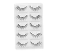DECOMELODY Faux Cils Naturels Épais Longs Et Fournis Fibres Douces Maquillage Des Cils Pour Usage Quotidien Fêtes Mariages