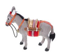 DECOMELODY Figurine Âne Miniature Réaliste Plastique Robuste Modèle Animal Ferme Éducatif pour Garçon Fille Décoration Pédagogique Polyvalente pour Musée et Maison Couleur Couleur Aléatoire