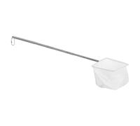 DECOMELODY Filet de Télescopique Acier Inoxydable Épuisette Portable avec Maille Fine pour Petits Poissons et Crevettes Accessoire Léger et Résistant pour Kayak et Aquarium