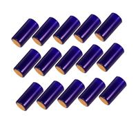 DECOMELODY Film Thermorétractable pour Bouteille de Vin Couverture de Bouchon Jetable Scellage Rapide avec Chaud Matériau Flexible pour Cave Restaurant Maison Lot de Bleu