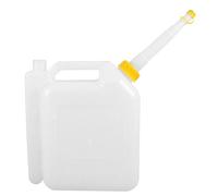 DECOMELODY Flacon Distributeur D'huile 4l pour Moteurs 2 Temps avec Bec Verseur Facile, Récipient de Mesure Étanche en Plastique Abs, Compatible Tronçonneuse, Tondeuse, Débroussailleuse,