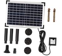 DECOMELODY Fontaine Solaire Exterieure Pompe Eau Solaire pour Jardin Et Etang sans Fil