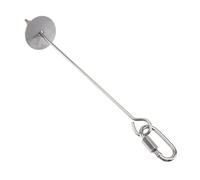 DECOMELODY Fourchette à Fruits Suspendue Acier Inoxydable Jouet à Mordre pour Perroquets Jouets Pendentifs pour Oiseaux Favorisant Exercice Divertissement Cage