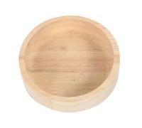 DECOMELODY Gamelle pour Hamster en Bois Résistant à l'usure, Bol Petit Modèle en Chêne Naturel, Mangeoire Lavable pour Cage de Rongeurs, Adaptée aux Hamsters, Chinchillas et Petits Animaux