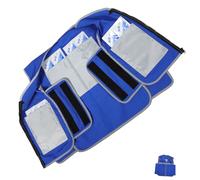 DECOMELODY Gilet de Refroidissement Homme et Femme Taille Plus avec Glace Portable Veste Rafraîchissante pour Activités Extérieures Léger et Confortable Protection Anti-chaleur