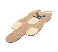 DECOMELODY Griffoir Chat Résistant Protège Canapé Tapis à Gratter Drôle Accessoire Léger pour Chat Prévient Rayures Meubles Support Naturel Griffades