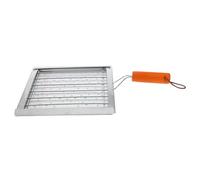 DECOMELODY Grillage de Barbecue Pliable avec Poignée Rack Multifonction pour Camping et Cuisson Extérieure Haute Température pour Griller Poissons Viandes