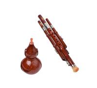 DECOMELODY Hulusi pour Débutants Flûte Cucurbitacée Traditionnelle Chinoise Facile à Jouer Instrument de Musique Ethnique pour Apprentissage et Pratique