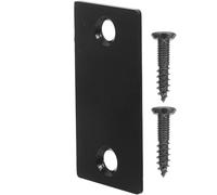 DECOMELODY Joint De Réparation De Trou De Porte Plaque Reparation Charniere Porte Plaque De Renfort Black