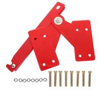 DECOMELODY Kit de Pliantes Alliage Aluminium pour Échelle Légère Charnière Robuste avec Joint Large et Vis Accessoires pour Échelle Pliante Angle Polyvalent Installation Facile et Démontage